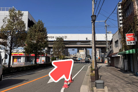 「43号線」からの道案内