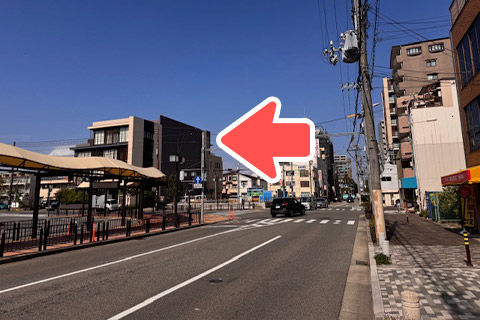 「43号線」からの道案内